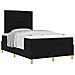 Letto a Mola con Materasso Nero 120x200 cm in Tessuto - Foto miniatura 1