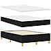 Letto a Mola con Materasso Nero 120x200 cm in Tessuto - Foto miniatura 7