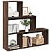 Libreria Divisoria 3Piani Rovere Marrone 123x29x123 Truciolato - Foto miniatura 2