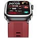 Smartwatch Per La Salute Con Misurazione Della Pressione Sanguigna E Ecg, Compatibile Con Smartphone Red - Foto miniatura 4
