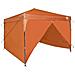 Tenda Aggiuntiva Pop-Up Arancione 300 x 300 cm Tessuto - Foto miniatura 1