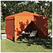 Tenda Aggiuntiva Pop-Up Arancione 300 x 300 cm Tessuto - Foto miniatura 3