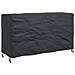 Copertura per mobili da esterno Nero 180 x 70 x 90 cm 420D - Foto miniatura 1