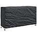 Copertura per mobili da esterno Nero 180 x 70 x 90 cm 420D - Foto miniatura 6