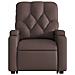 Poltrona Alzapersona Elettrica Reclinabile Marrone Similpelle - Foto miniatura 9