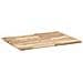 Piano Tavolo Rettangolare 80x60x2cm in Legno Massello di Acacia - Foto miniatura 6