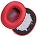 Kit Di Ricambio Per Cuscinetti Auricolari In Pelle Proteica Compatibile Con Cuffie Jbl Tune T700bt T710 720 T750btnc T760nc Red - Foto miniatura 3