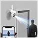 Telecamera Di Sicurezza Wireless Hd Da 200w Con Pan & Tilt, Visione Notturna A Colori - Foto miniatura 4