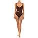 Costume Da Bagno Con Ferretto Retrò Da Donna Con Cintura Mm1n615 - Foto miniatura 1
