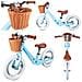 Bicicletta equilibrio in magnesio con cestino, blu - Foto miniatura 4