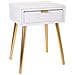 Tavolo In Legno Bianco 47x39x67h - Foto miniatura 1