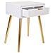 Tavolo In Legno Bianco 47x39x67h - Foto miniatura 4