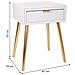 Tavolo In Legno Bianco 47x39x67h - Foto miniatura 8