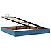 Letto con contenitore e materasso Blu Scuro 200 x 200 cm - Foto miniatura 6
