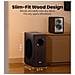 T5s Subwoofer attivo 8 pollici, 70W RMS, passa-basso 35Hz, cabinet in MDF, marrone - Foto miniatura 6