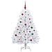 Albero di Natale Artificiale con Rami Pieghevoli Bianco 150 cm - Foto miniatura 3