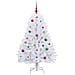 Albero di Natale Artificiale con Rami Pieghevoli Bianco 150 cm - Foto miniatura 5