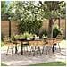 Set da Pranzo per Giardino 7 pcs Marrone - Foto miniatura 2