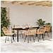 Set da Pranzo per Giardino 7 pcs Marrone - Foto miniatura 4