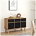 Credenza OTTA Marrone e Nero 114 x 43 x 73,5 cm - Foto miniatura 2