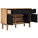 Credenza OTTA Marrone e Nero 114 x 43 x 73,5 cm - Foto miniatura 3