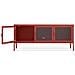Mobile Industrial Tv Port In Metal Ezra Da 130 Cm With 3 Ante, In Terracotta And Glass Temperato. - Foto miniatura 3