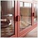 Mobile Industrial Tv Port In Metal Ezra Da 130 Cm With 3 Ante, In Terracotta And Glass Temperato. - Foto miniatura 6