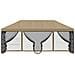Copertura Gazebo con Pareti Laterali 6 x 3 m Beige Poliestere - Foto miniatura 5