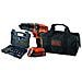 Kit Trapano Avvitatore A Percussione 18V Litio Con 2 Batterie - Foto miniatura 1