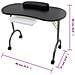 Tavolo manicure nero con rotelle Dimensioni 90 x 37 x 68 cm  - Foto miniatura 4