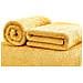 Asciugamani Salvietta Bagno In Morbida Spugna Modello Sophie Colore Gold Telo Gold - Foto miniatura 9