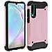 Cover Huawei P30 Protezione Bi-materia Anti-caduta Rosa Gold - Foto miniatura 1