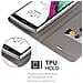 Custodia Compatibile Con Lg G4 / G4 Plus In Grigio Chiaro Marrone - Coperchio Protettiva Con Chiusura Magnetica, Funzione Stand E Tasca Per Le Carte - Foto miniatura 3
