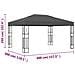Gazebo 3x4 M Antracite In Tessuto - Foto miniatura 2