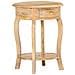 Tavolino Da Salotto 37x37x61 Cm In Legno Massello Di Mango - Foto miniatura 1