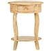 Tavolino Da Salotto 37x37x61 Cm In Legno Massello Di Mango - Foto miniatura 2
