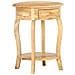 Tavolino Da Salotto 37x37x61 Cm In Legno Massello Di Mango - Foto miniatura 9