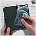 Custodia Per Iphone 12 / 12 Pro Portadocumenti Supporto Video Nero - Foto miniatura 5