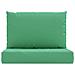 Cuscini per Pallet 2 pz Verdi in Tessuto Oxford - Foto miniatura 4