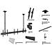 MBC3X1U 65" Nero supporto a soffitto per tv a schermo piatto - Foto miniatura 3