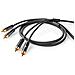 CATB24200GY20 cavo audio 2 m 2 x RCA Grigio - Foto miniatura 3