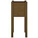 Fioriere Da Giardino 2 Pz Miele 31x31x70 Cm In Legno Di Pino - Foto miniatura 8