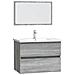 Set Mobili Da Bagno 2 Pz Grigio Sonoma In Legno Multistrato - Foto miniatura 2