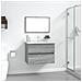 Set Mobili Da Bagno 2 Pz Grigio Sonoma In Legno Multistrato - Foto miniatura 1