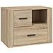 Comodino Rovere Sonoma 60x36x45 Cm In Legno Multistrato - Foto miniatura 2