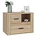 Comodino Rovere Sonoma 60x36x45 Cm In Legno Multistrato - Foto miniatura 4