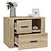 Comodino Rovere Sonoma 60x36x45 Cm In Legno Multistrato - Foto miniatura 5
