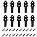 Ganci Da Parete Con Viti, Confezione Da 10 Black - Foto miniatura 1
