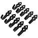 Ganci Da Parete Con Viti, Confezione Da 10 Black - Foto miniatura 3