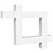 Set Mobili Porta Tv 9 Pz Bianco In Legno Multistrato - Foto miniatura 2
